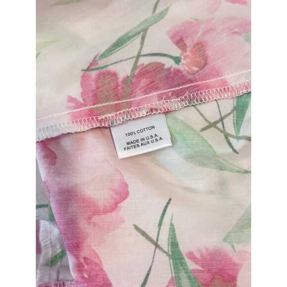 Misa Womens Dress Pink Selma Mini Flutter Floral Square Neck A Line Boho Medium - Picture 13 of 14